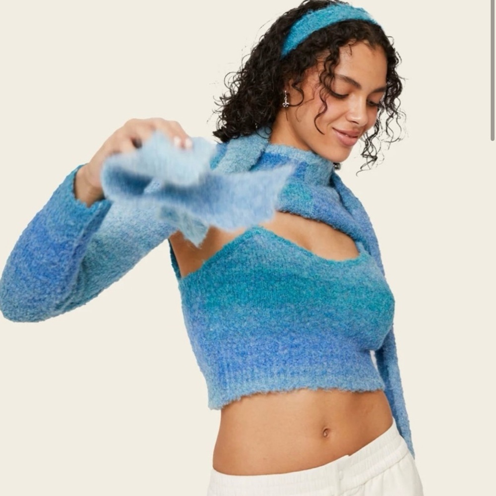 Find Me Now Dusty Wrap Bolero and Tank Top Set